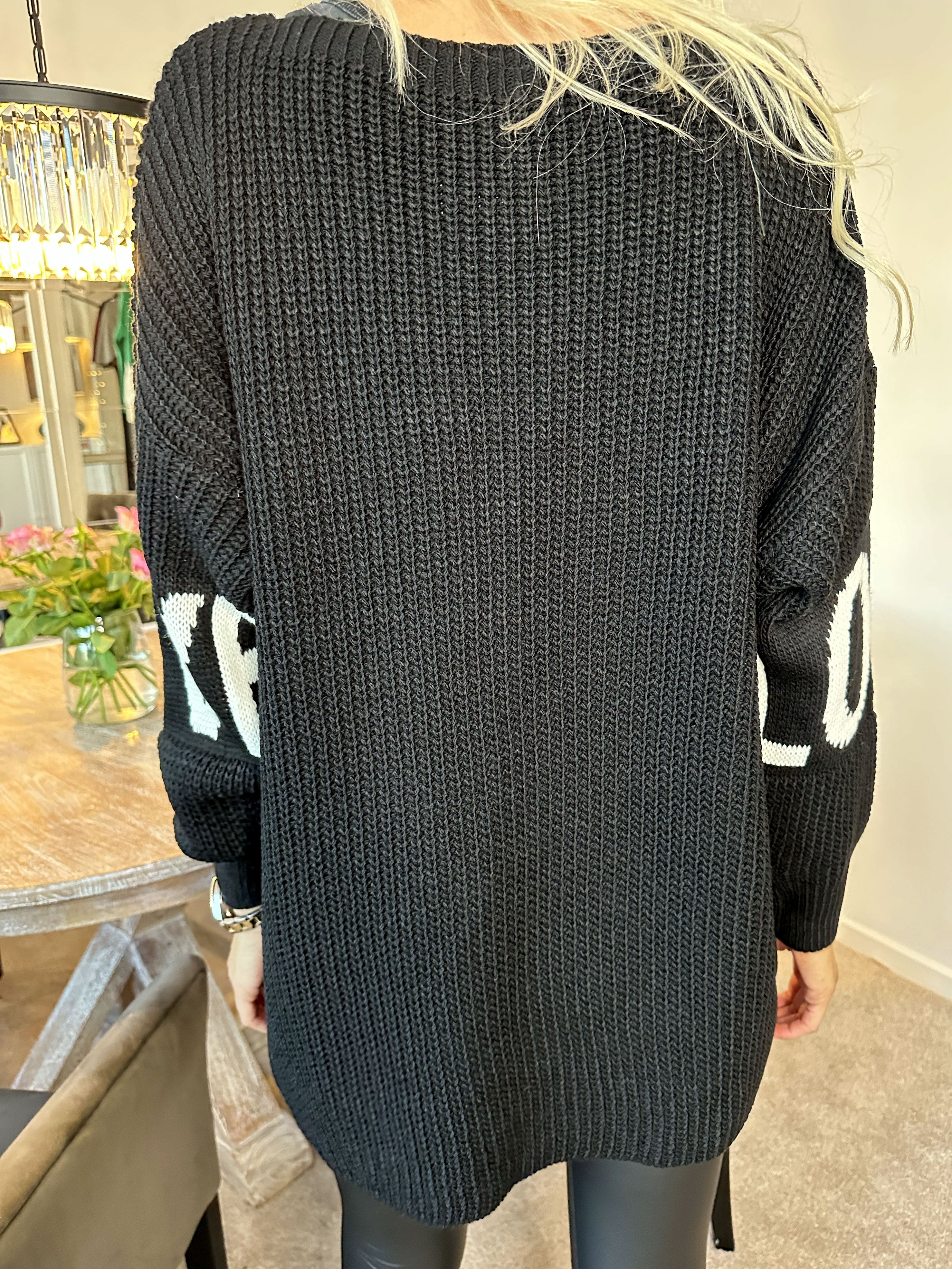 Elisa - Cool stickad med text